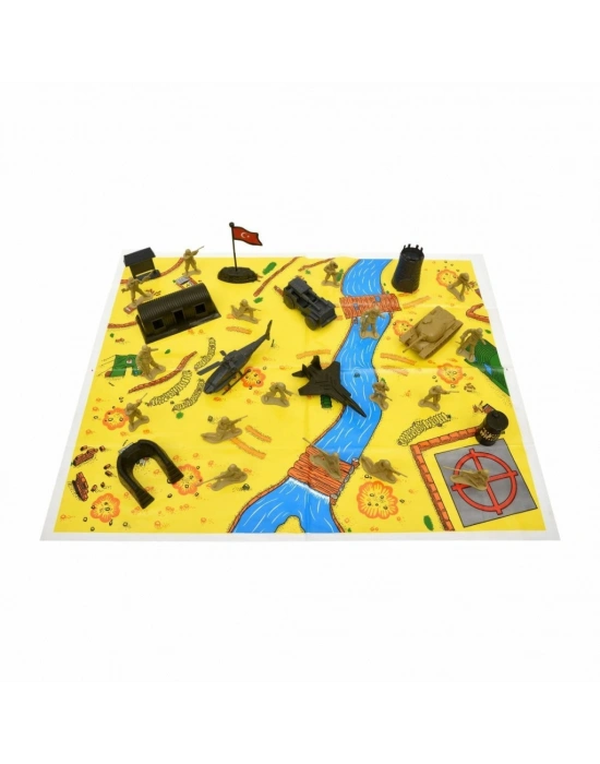 ERN-852 Toys Pvcli Asker Seti - Eren Oyuncak