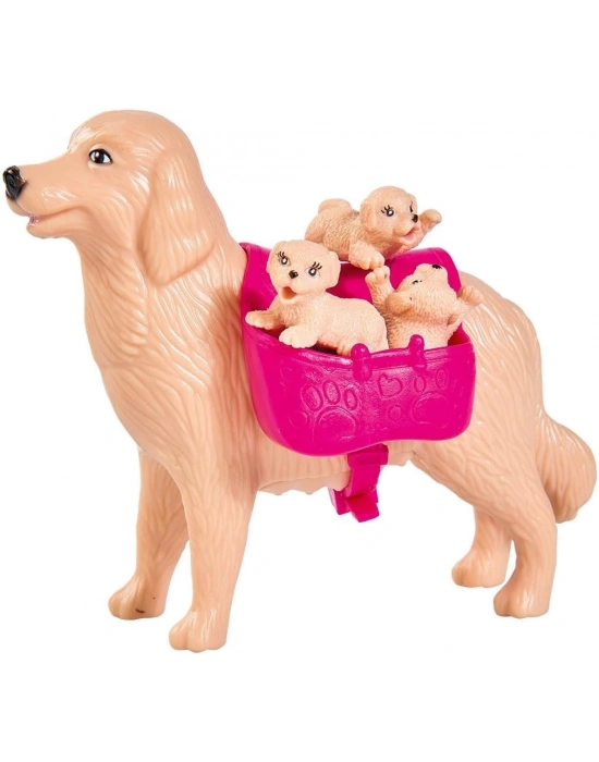 Evi Köpeği ve 3 Yavrusu SMB-105733072