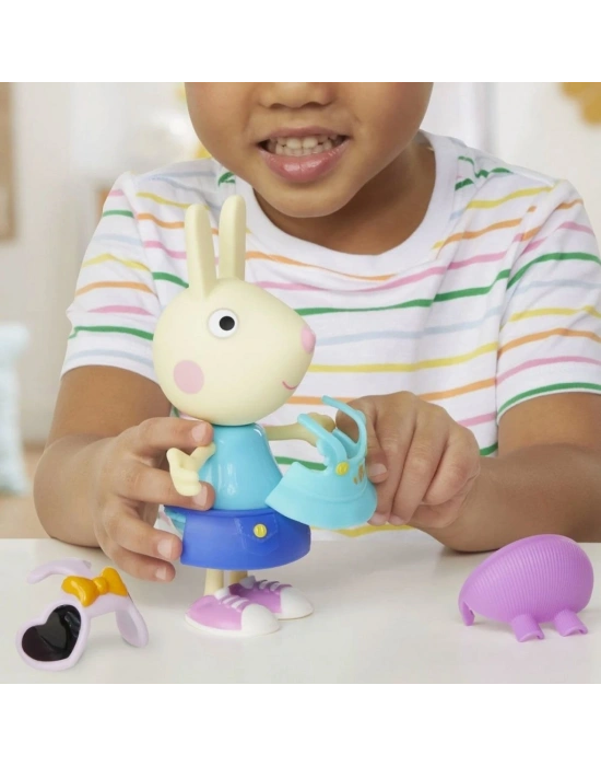 F8859 Peppa Pig ve Ailesi Kıyafetli Figür Seti +3 yaş
