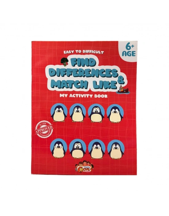 Find Differences Matc Like My Activity Book