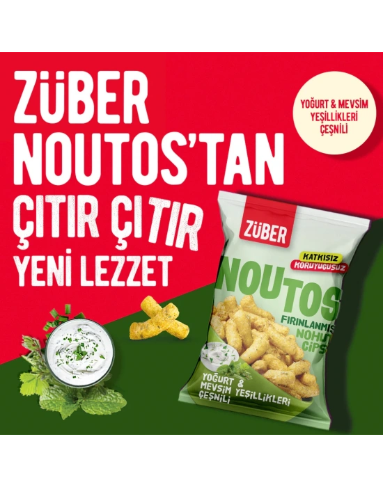 Fırın Nohut Cipsi 55 Gr Yoğurt ve Mevsim Yeşillikleri
