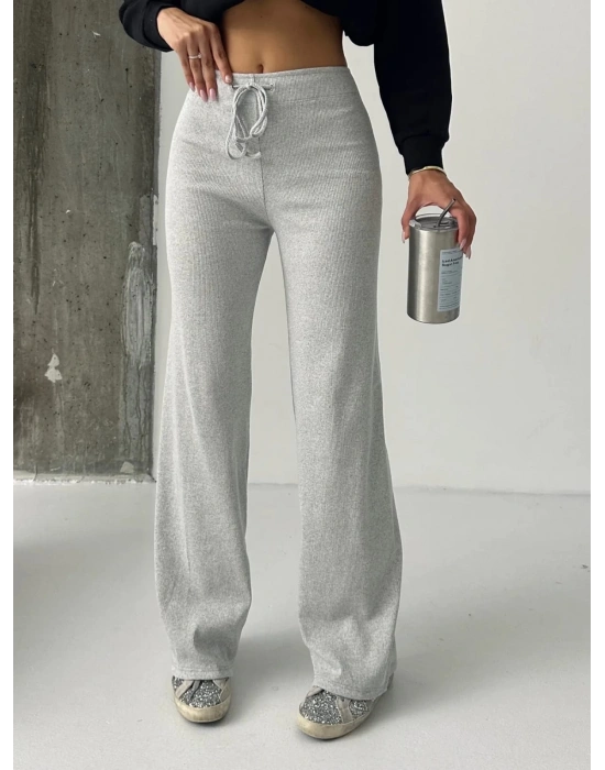 Fit comfort gri salaş pantolon A6011