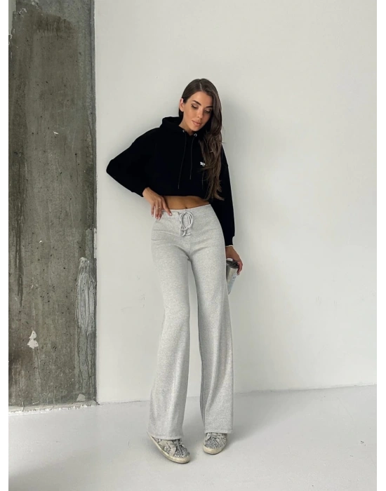 Fit comfort gri salaş pantolon A6011