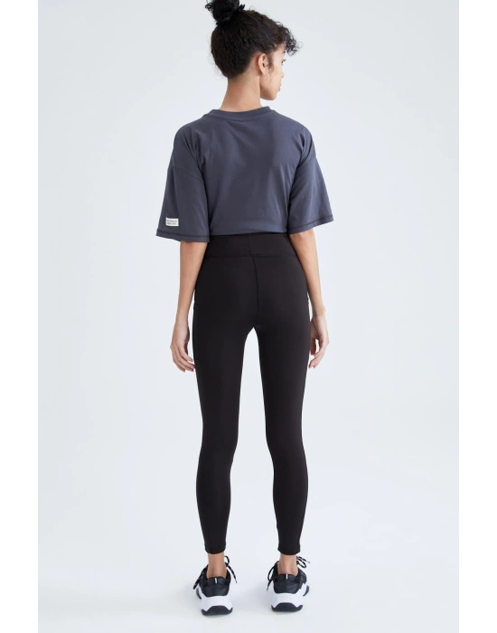 Fit Yüksek Bel Sporcu Tayt