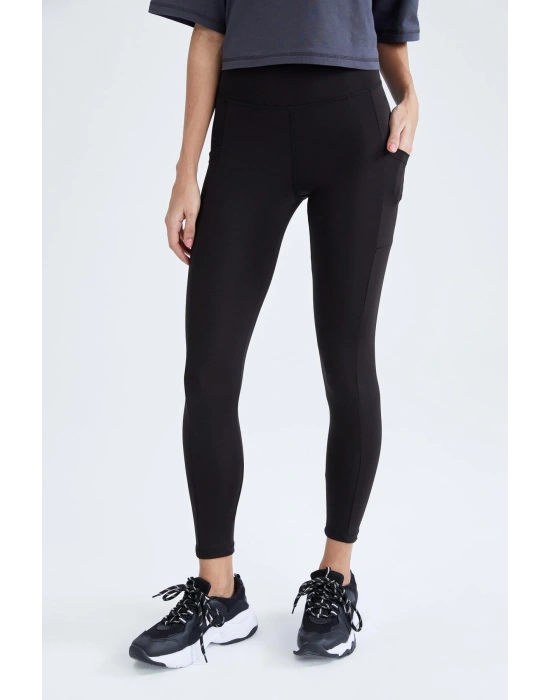 Fit Yüksek Bel Sporcu Tayt