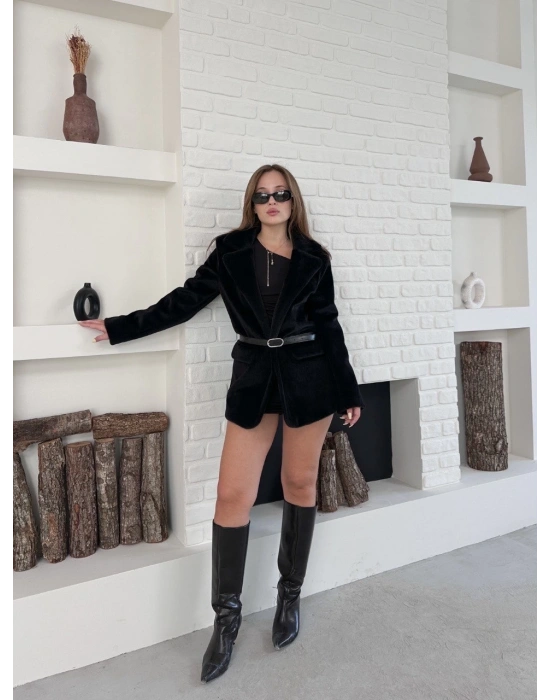 Fok ceket premıum kalite siyah st255860