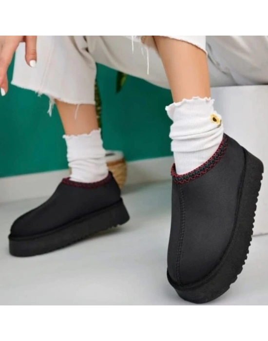 Foyk Siyah Süet Bot