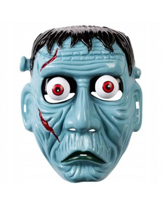 Frankenstein Temalı Sallanan Oynar Gözlü Maske