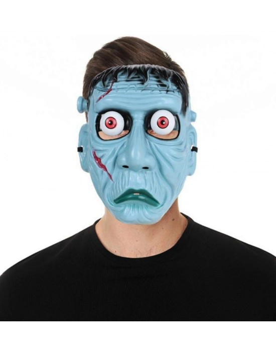 Frankenstein Temalı Sallanan Oynar Gözlü Maske