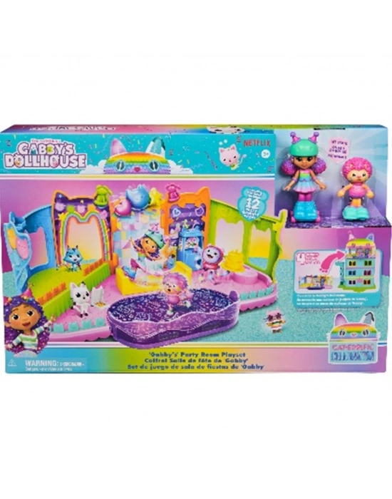Gabby Dollhouse Parti Salonu Oyun Seti 6069755