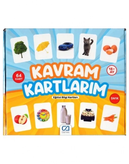 Games Kavram Kartlarım 64 Kart 5175