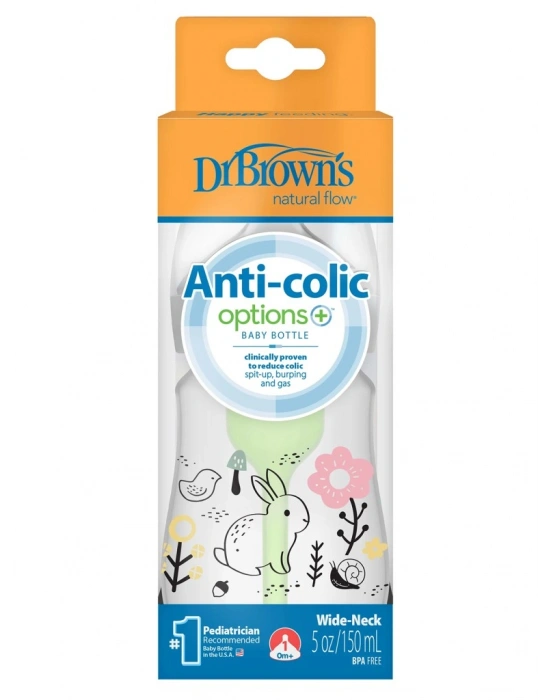 Geniş Ağız PP Antikolik Options Biberon 150 ml Kız