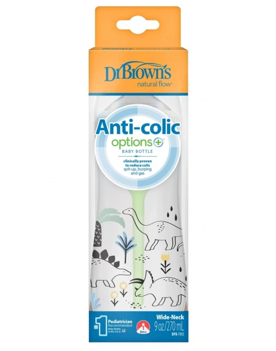 Geniş Ağız PP Antikolik Options Biberon  270 ml Erkek