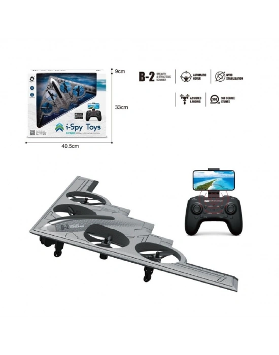 GL-777-275 Uzaktan Kumandalı Full Fonksiyon 2.4G Şarjlı Kameralı Quadcopter İha NessiWorld