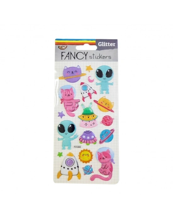 Glitter Sticker Uzay