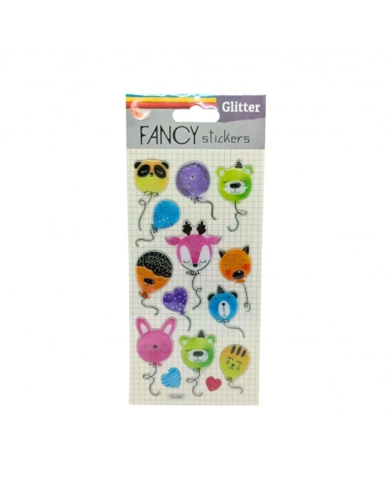 Glitter Stickers Balon