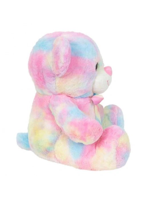 Gökkuşağı Renkli Peluş Ayı 45 cm