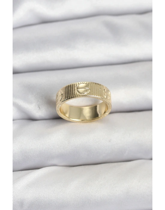 Gold Renk Model Kadın Yüzük