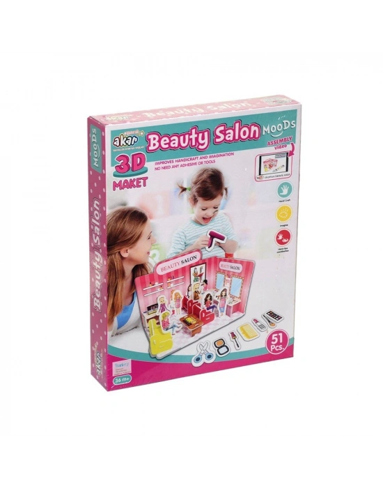 Güzellik Salonu Maket 3 Boyutlu Puzzle