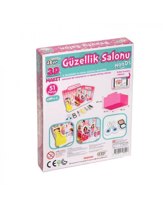 Güzellik Salonu Maket 3 Boyutlu Puzzle