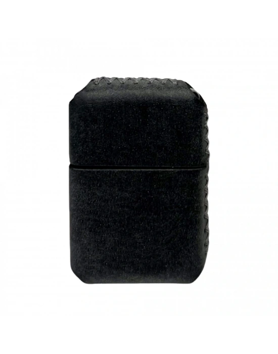 Handmade El Yapımı Hakiki Deri Zippo Modeli Çakmak - AG02001 - Antrasit