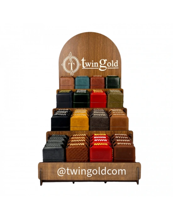 Handmade El Yapımı Hakiki Deri Zippo Modeli Çakmak - AG02001 - Taba