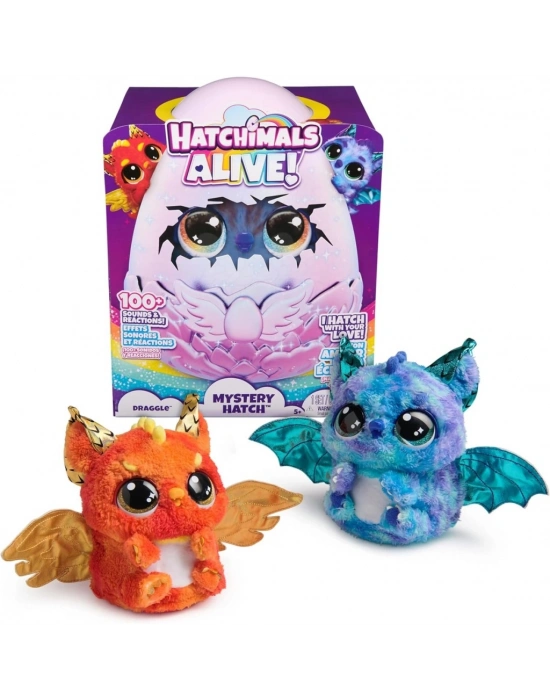 Hatchimals Peluş Simli Draggle