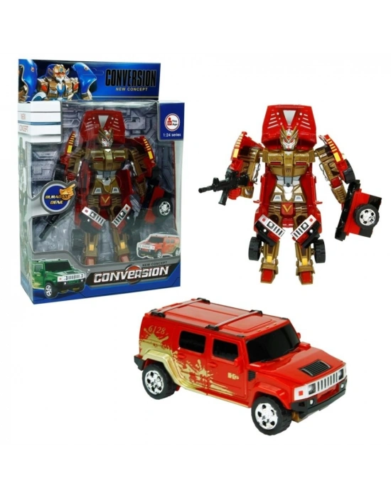HW-899-1-2-5 KUT. DÖNÜŞEBİLEN ROBOT JEEP 1:24