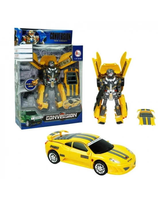 HW-899-1-2-5 KUT. DÖNÜŞEBİLEN ROBOT JEEP 1:24