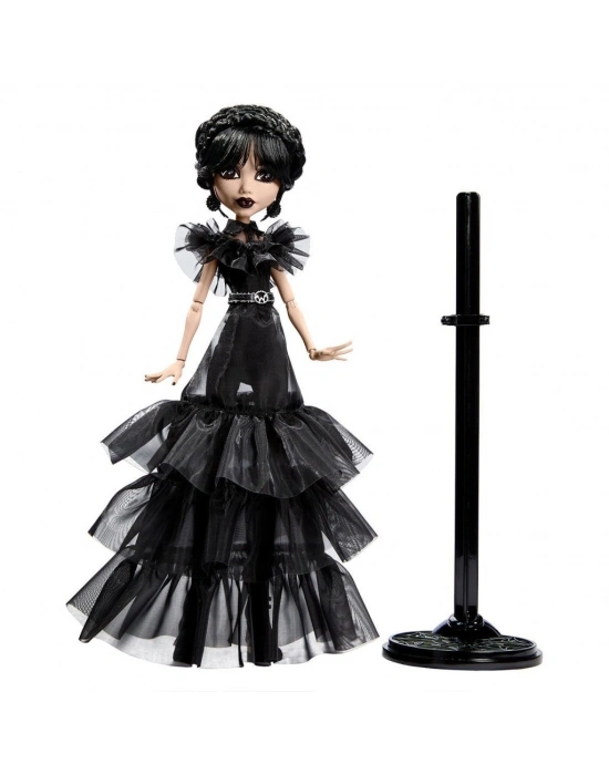HXJ03 Monster High Wednesday Balo Elbiseli Bebek