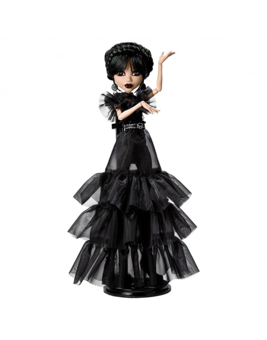 HXJ03 Monster High Wednesday Balo Elbiseli Bebek