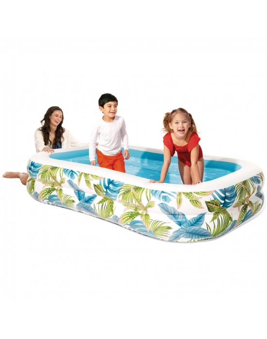 IH57177 YAPRAK DESENLI TROPIK AILE