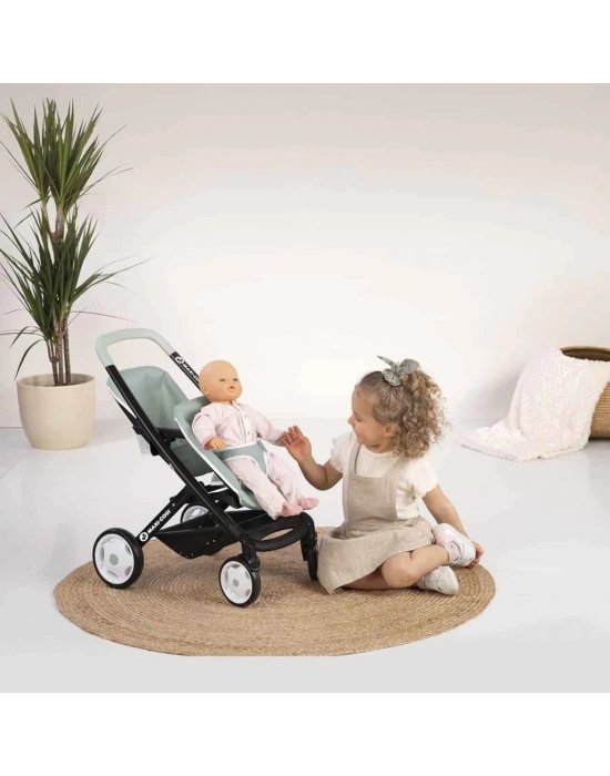 İkiz Oyuncak Bebek Arabası Yeşil