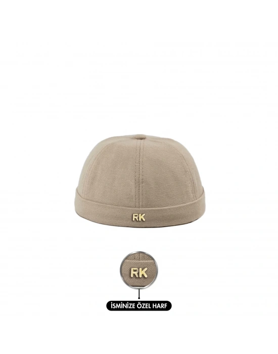 İsme Özel Docker Şapka - AB01008 - Bej