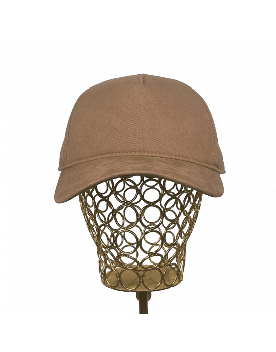 İsme Özel Gabardin Kep Şapka - AB01005 - Açık Kahverengi