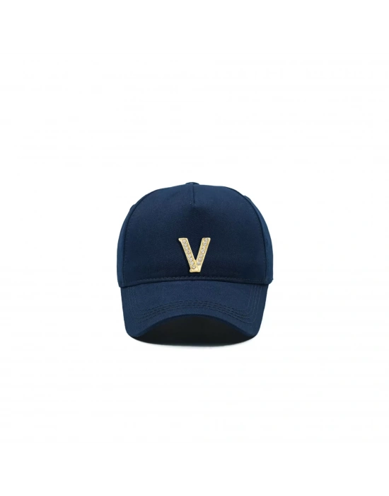 İsme Özel Gabardin Kep Şapka - AB01005 - Lacivert