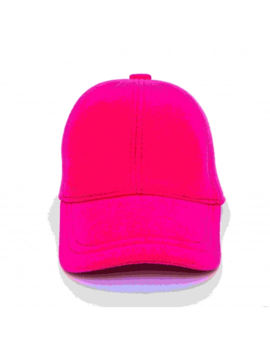 İsme Özel Kışlık Kaşe Beyzbol Kep Erkek Şapka - AB01003 - Fuşya