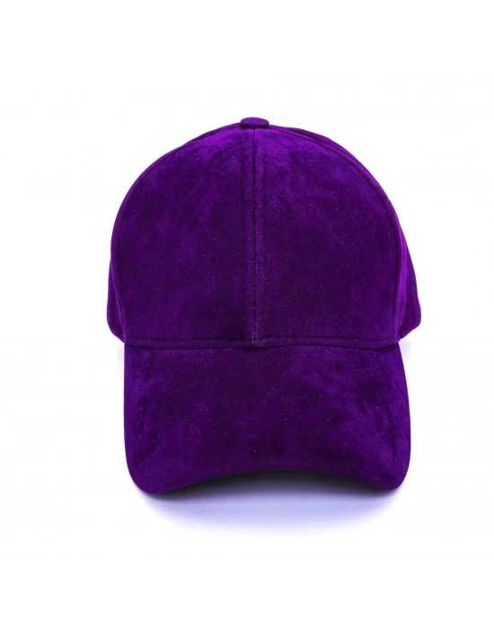 İsme Özel Kışlık Kaşe Beyzbol Kep Erkek Şapka - AB01003 - Mor