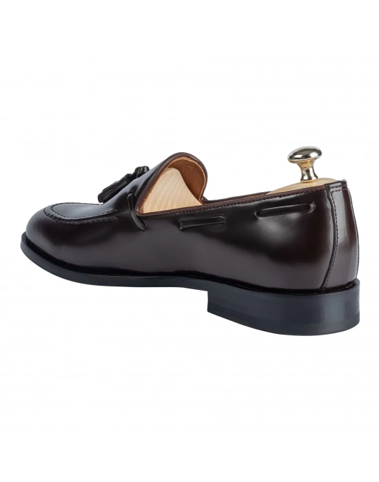 İsme Özel Oxford Erkek Ayakkabı - %100 Hakiki Açma Deri - Altın Harf - AA01004 - Kahverengi