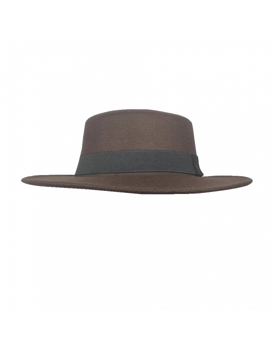 İsme Özel Özel Gondol Şapka - AB01001 - Koyu Kahverengi