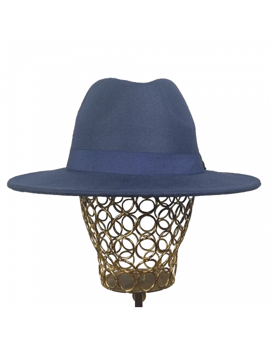 İsme Özel Panama Fötr Şapka - AB01004 - Lacivert