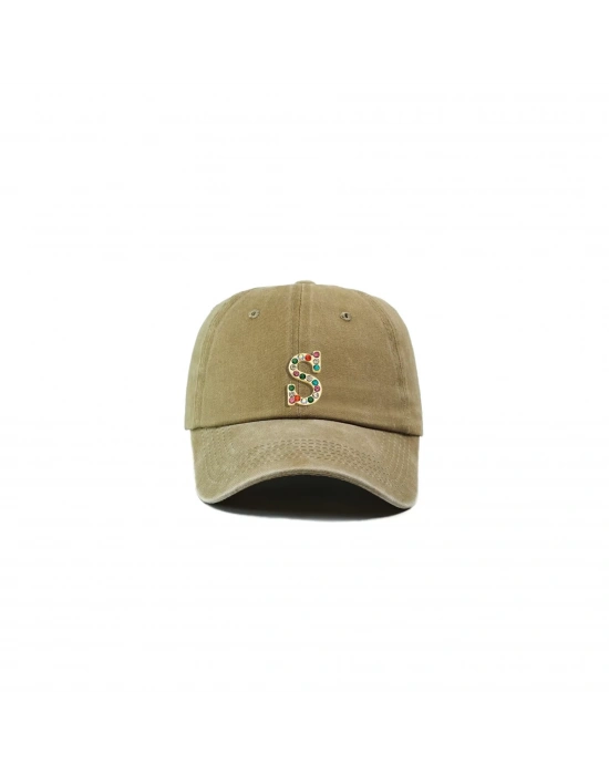 İsme Özel Yıkamalı Kep Şapka - AB01010 - Koyu Haki