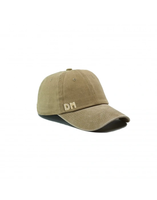 İsme Özel Yıkamalı Kep Şapka - AB01010 - Koyu Haki