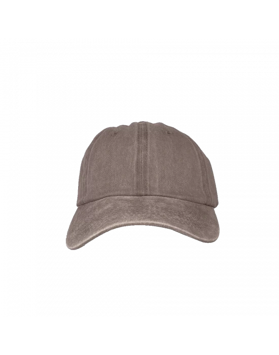 İsme Özel Yıkamalı Kep Şapka - AB01010 - Kül Rengi