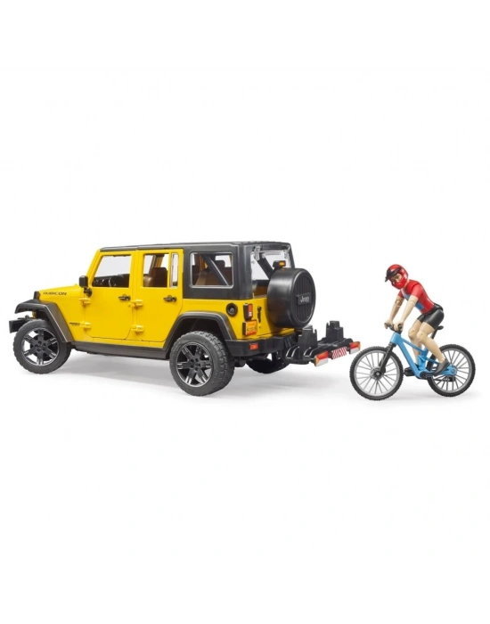 Jeep W. Rubicon & Bisiklet Ve Sürücüsü