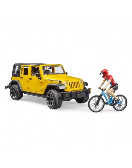 Jeep W. Rubicon & Bisiklet Ve Sürücüsü