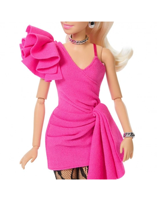 JJN73 DELUXE STYLE - Pembe Parlak Elbise