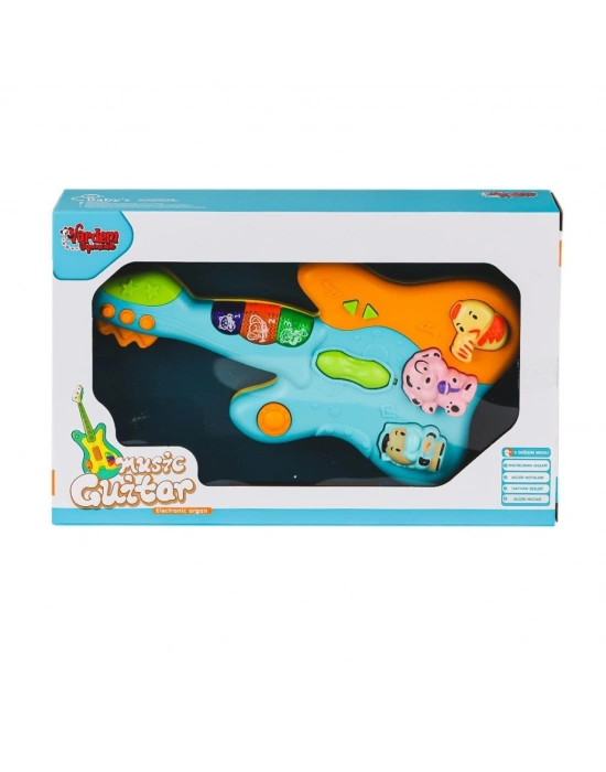 JLG-855-34A Işıklı ve Müzikli Gitar Bebek Pianosu -Vardem Oyuncak