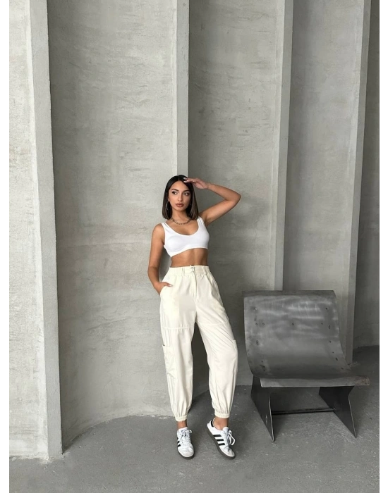 Jogger lastik paça pantolon