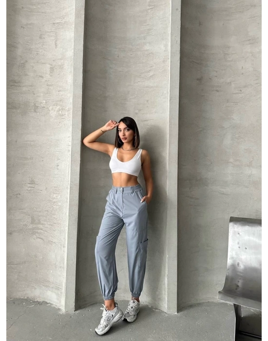 Jogger lastik paça pantolon